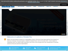 Tablet Screenshot of modemtec.cz